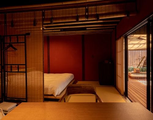 露天風呂付き客室「風」