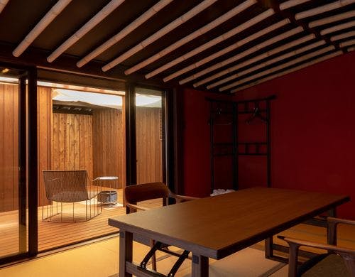 露天風呂付き客室「繭」