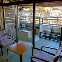 日式房间12.5榻榻米~【天然温泉露天浴池】