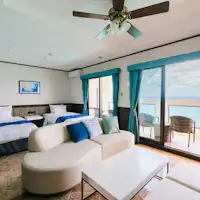 ห้องนั่งเล่นของห้องดีลักซ์