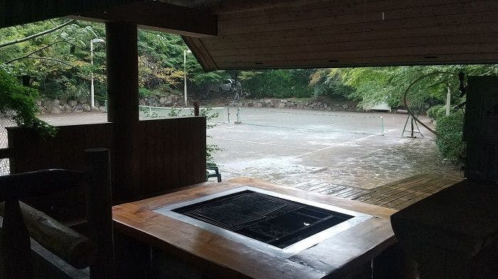 デラックスログハウスのBBQハウス