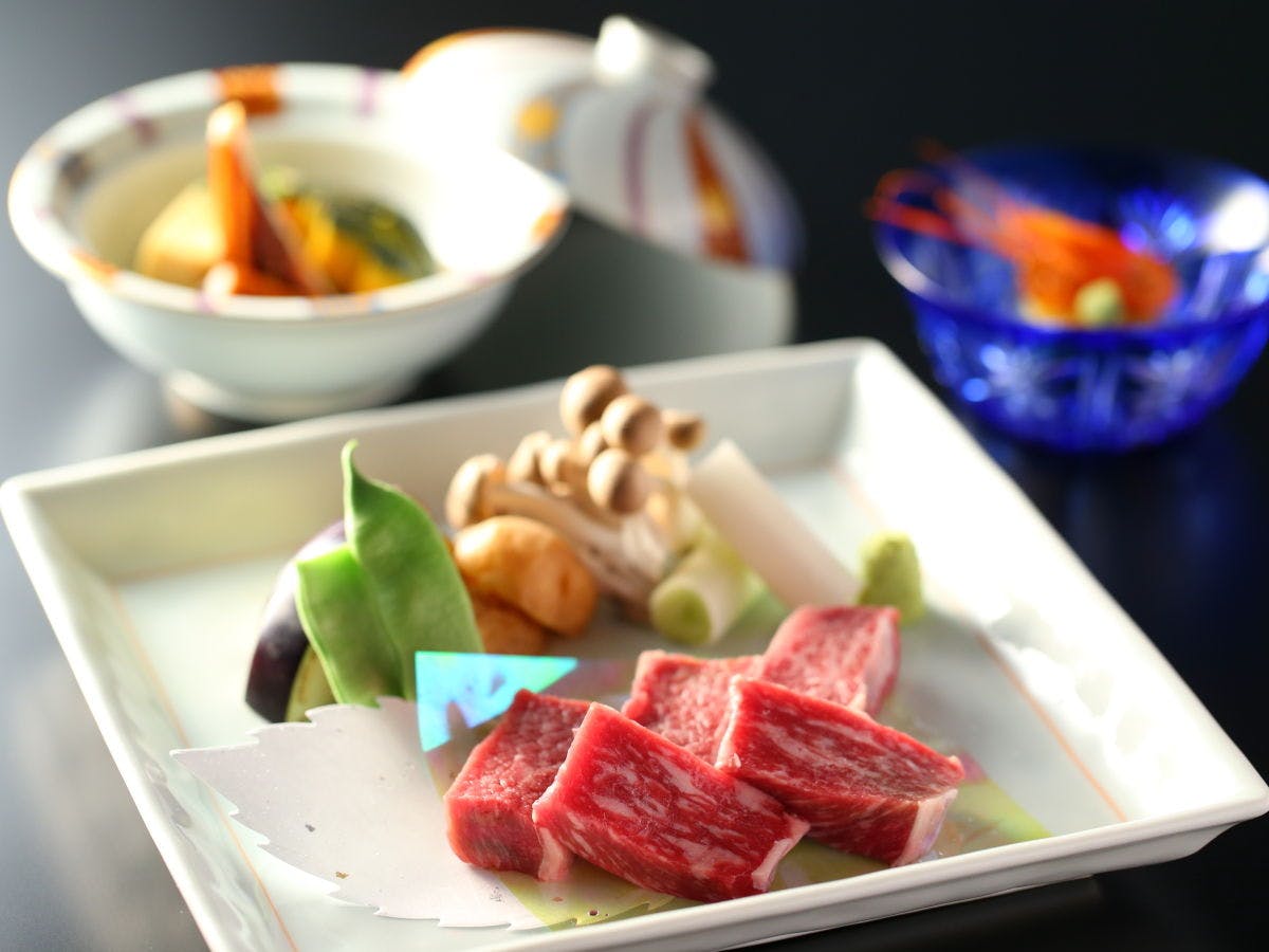 【早割21】早期予約で1,100円引き！＜2食付＞信州牛ステーキ会席と温泉を堪能