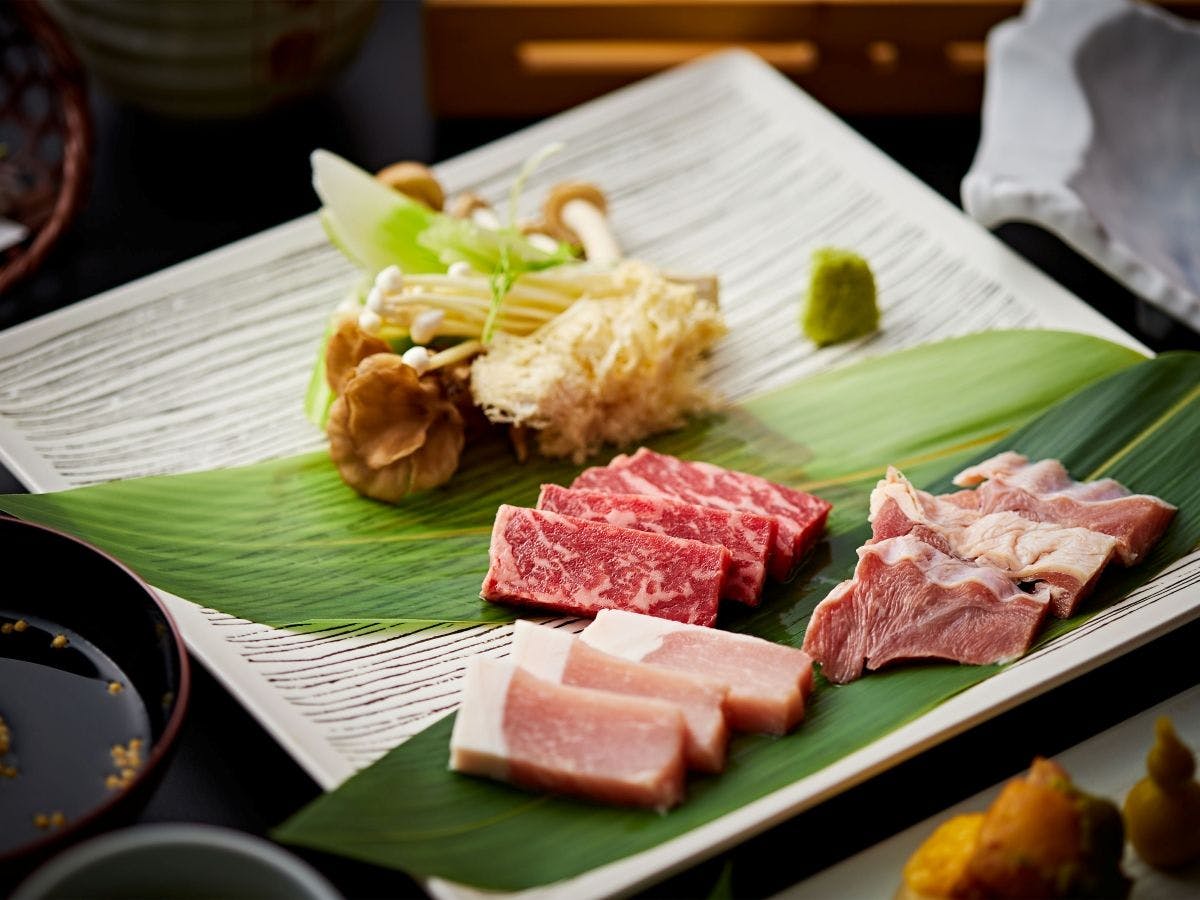 長野県産肉食べ比べ会席