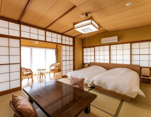 客室　古代檜内風呂