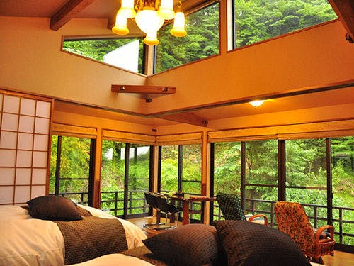 かんあおい客室露天風呂