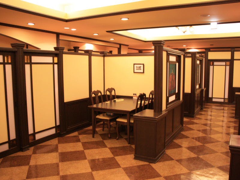 大正ロマン風の会場