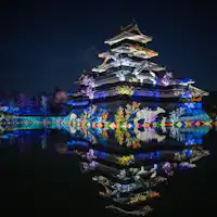 松本城プロジェクションマッピング