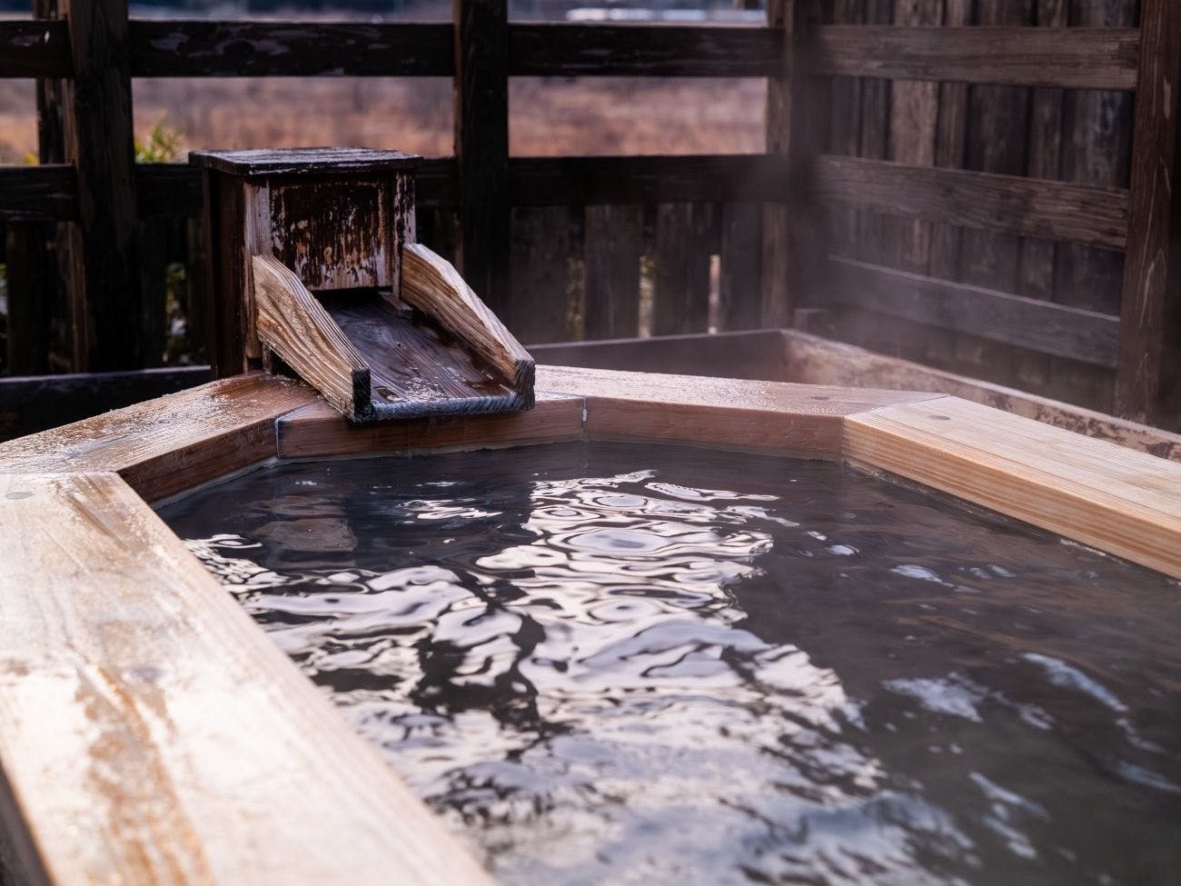 【男性露天風呂】