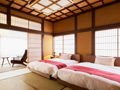 【ห้องสไตล์ญี่ปุ่นปรับปรุงใหม่】12 เสื่อทาทามิ/เตียงแฝด