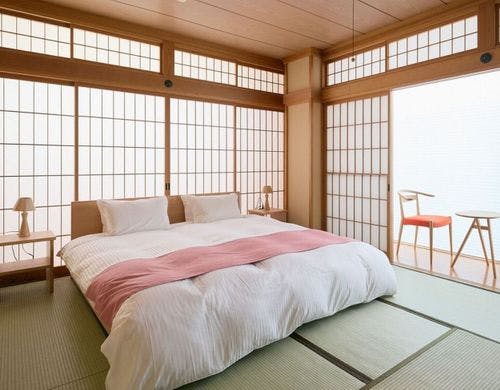 【リニューアル和室】10畳／キングベッド