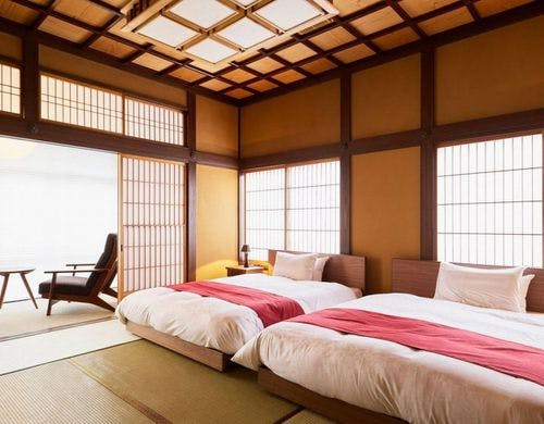 【リニューアル和室】12畳／ツインベッド