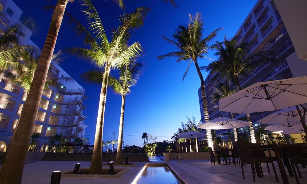 호텔 마하이나의 중정