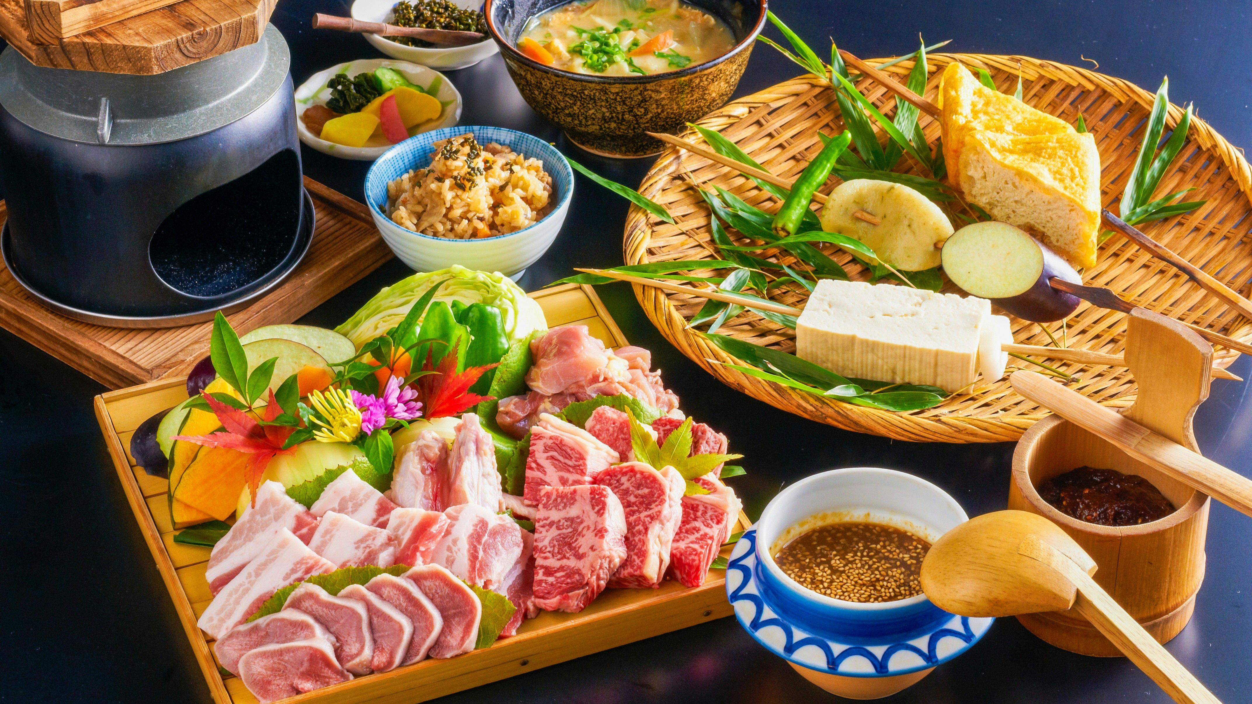 御夕食＿特選やまぼうし炭火焼