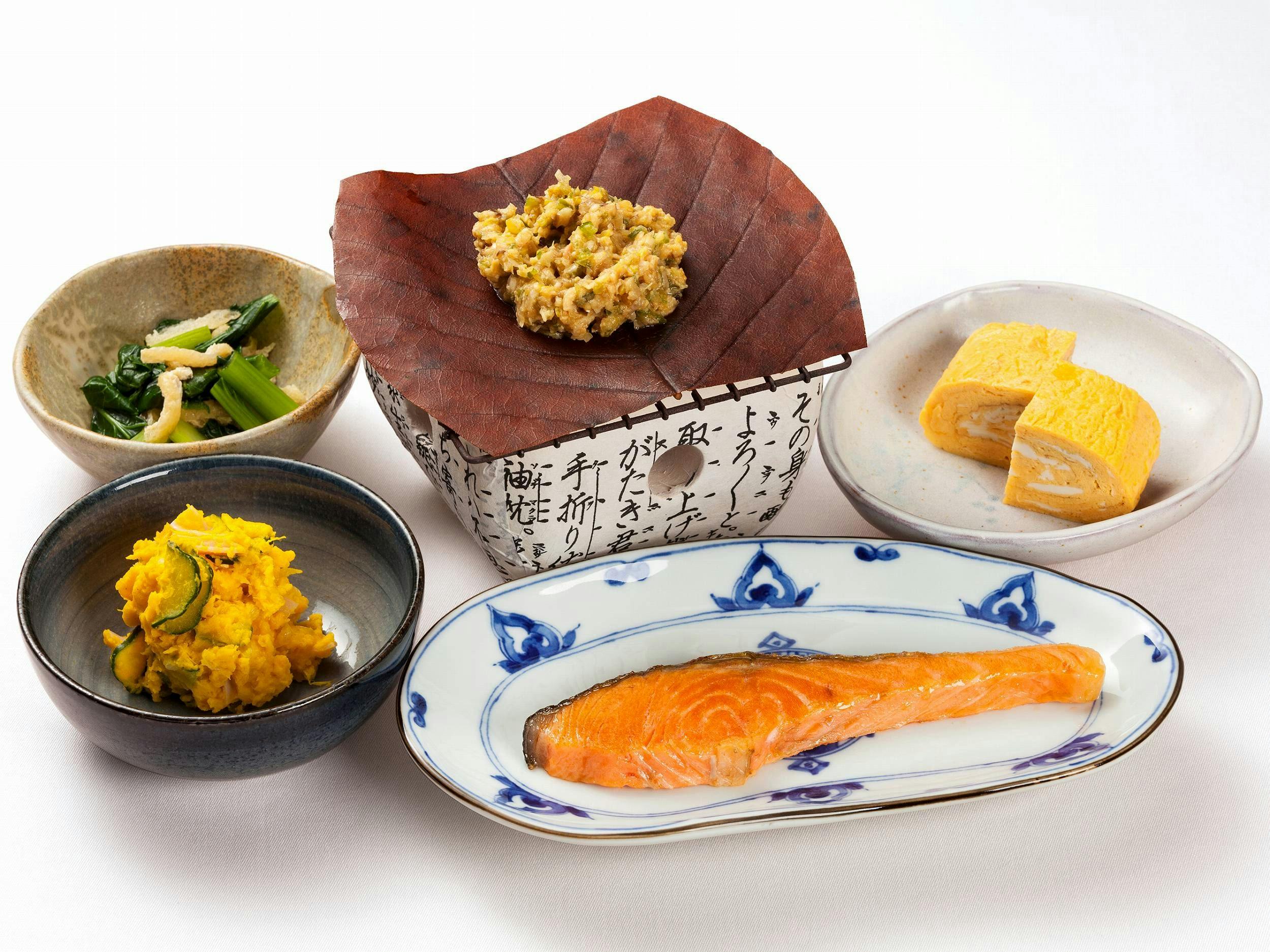 朝食は和食です。