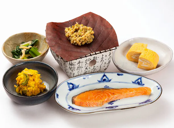 朝食は和食です。