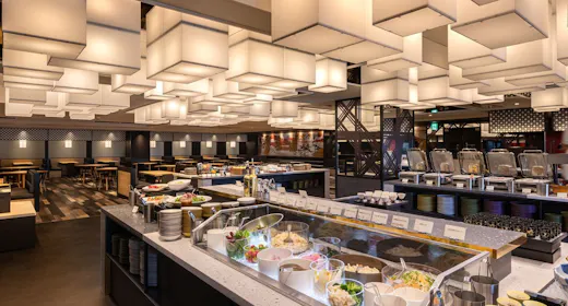 【朝食付】ライブキッチンで出来立てを<70種ビュッフェ朝食付>お子様大歓迎!