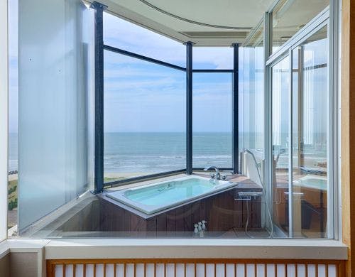 ビーチフロントバスタイプのトイレ・洗面