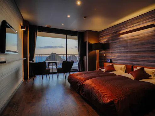 ห้องนอนริมทะเล