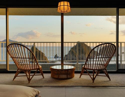 【三四郎島＆駿河湾一望】和室12畳+広縁