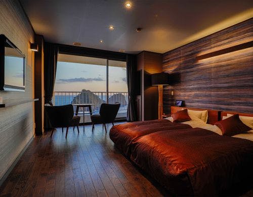 海辺のベッドルーム