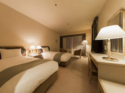 清潔で快適なツインルーム