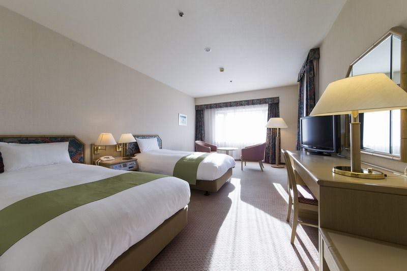 Kamar Twin yang bersih dan nyaman