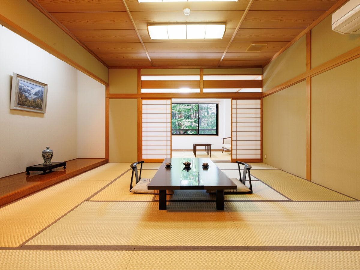 【온천 반노천탕 포함 객실 - 심신의 공간】