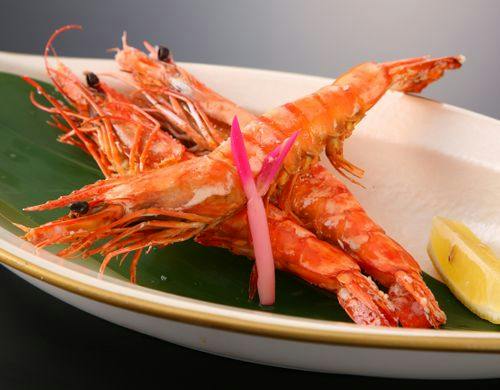 一休　管理画像　海老の塩焼き
