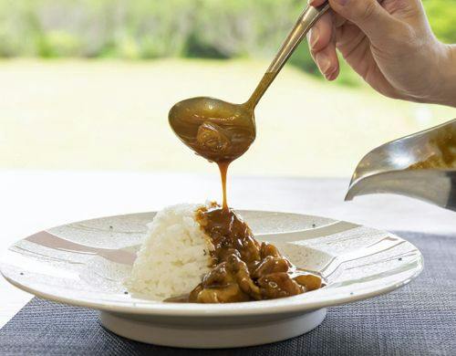 朝から熊野牛カレー