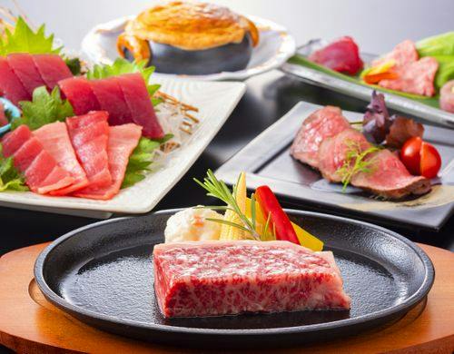 まぐろと熊野牛の旬彩料理