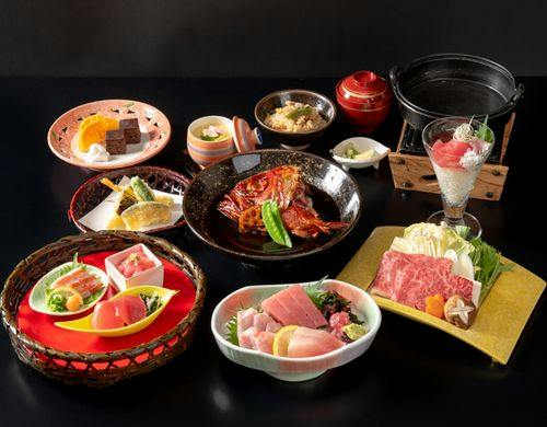 まぐろと金目鯛の旬彩料理