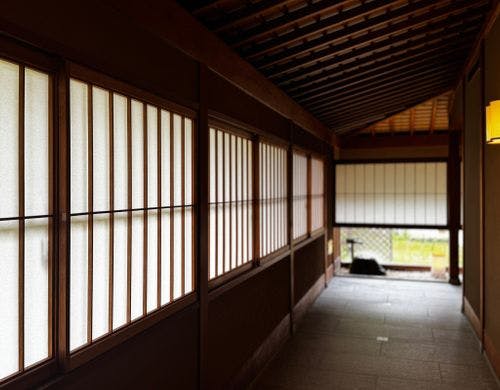 客室8部屋のみの館内は落ち着いた雰囲気