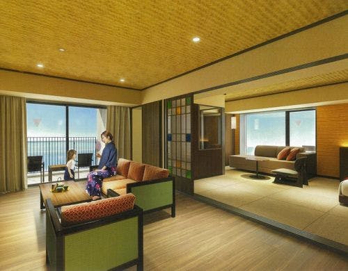 海が目の前に広がるオーシャンスイートＥＸ