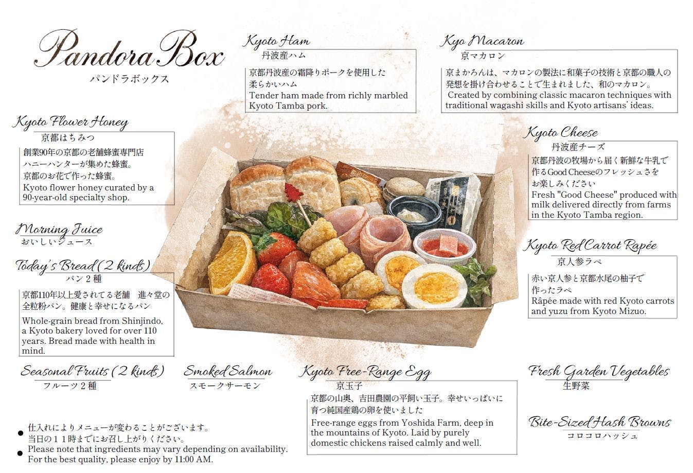 อาหารเช้าแบบตะวันตก ＜Pandora Box＞