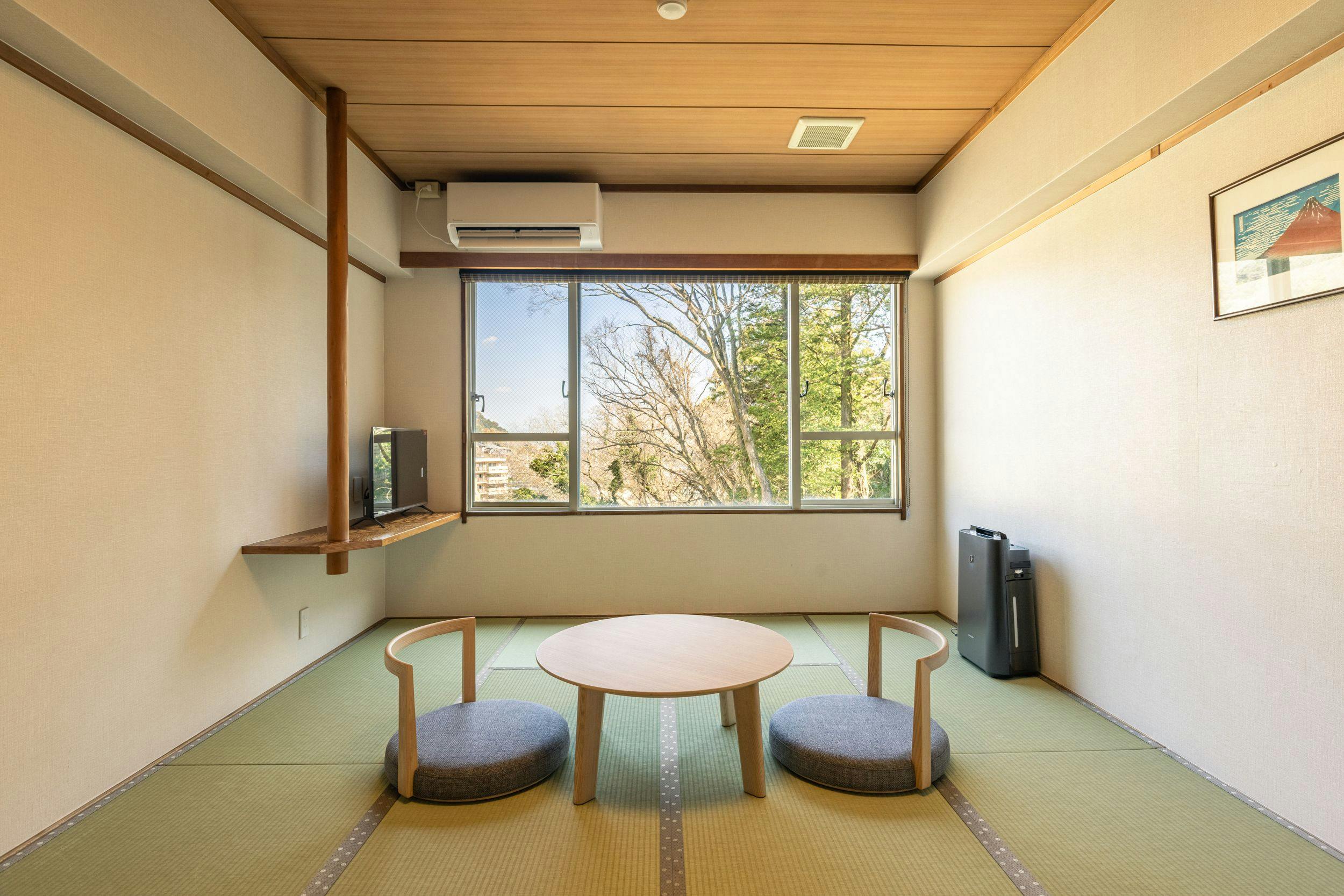 3名様までご利用可能なコンパクトな客室