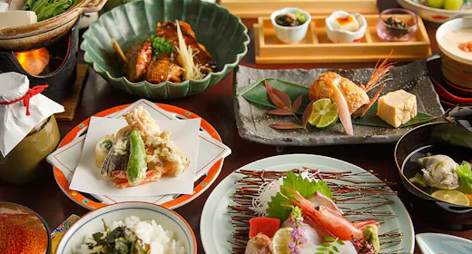 夕食のみついたプラン | ~詰所三國×福井の美食~ 明治の風情を残す料理茶屋の懐石をお愉しみください