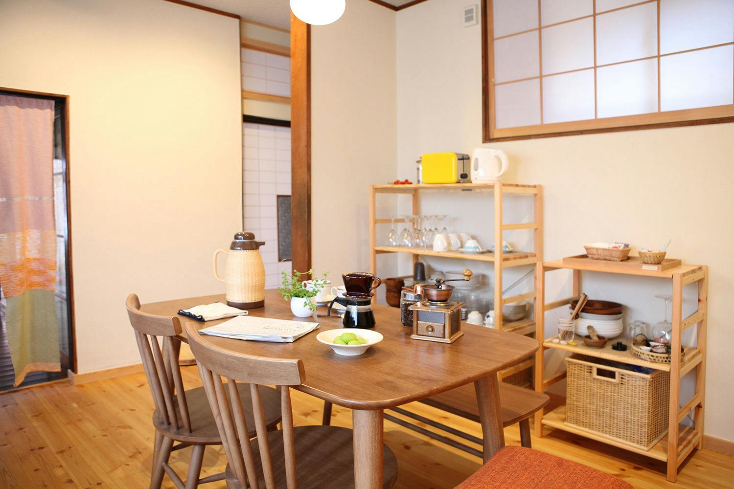 新しいと古いが融合した、ホッとできる場所