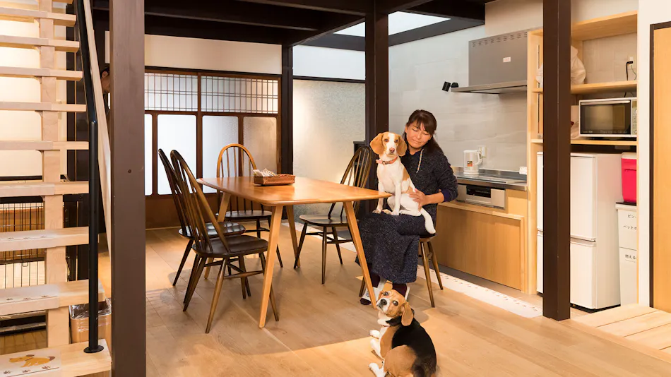 Kyomachiya Whole House Rental Allowing Pets - Rakuryuan Nishijin Kitahagi & Ajisai