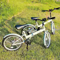 2台のレンタサイクル。