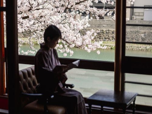 ２階のお部屋での晩酌
