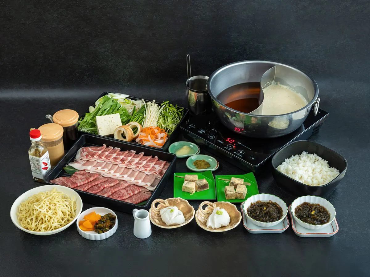 しゃぶしゃぶコース 一例