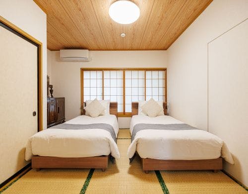 森泊の古民家ヴィラ「ユキノシタ」棟