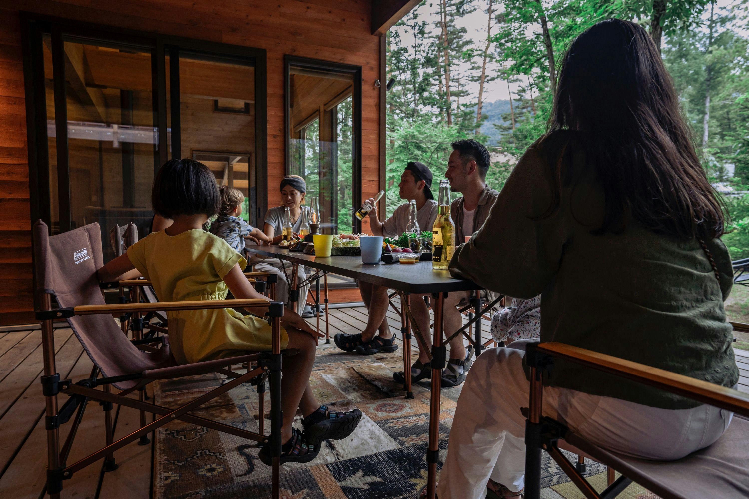 雨の日でも問題なくBBQを楽しめます。