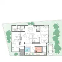 サウナヴィラ間取り図