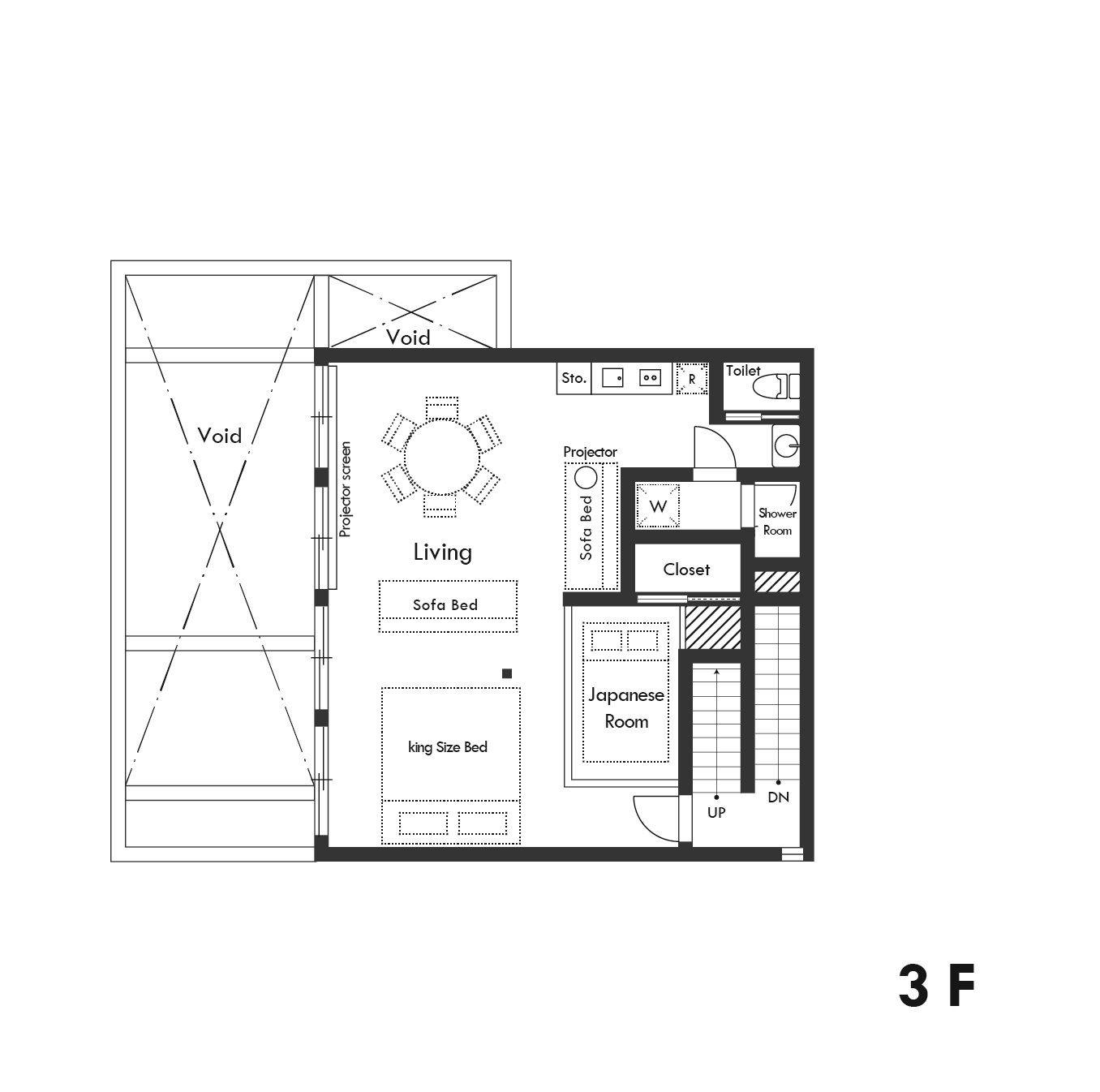 お部屋３F間取図