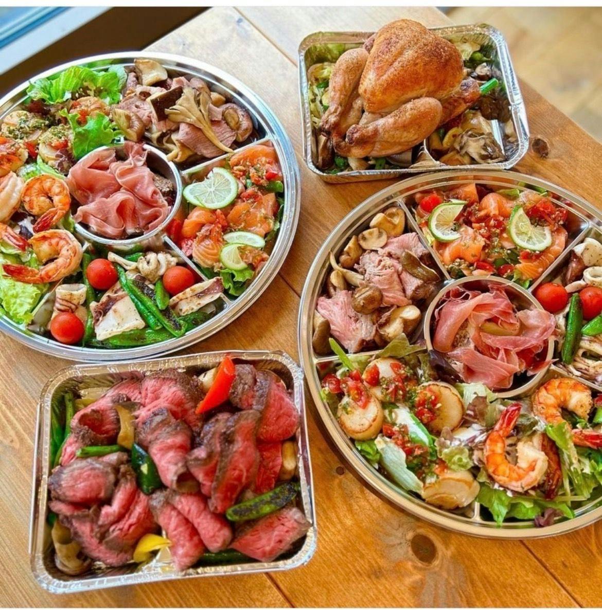 อาหารเย็น OP รูปภาพสำหรับ 8 ท่าน เมนูเป็นตัวอย่าง