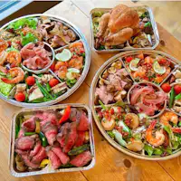 อาหารเย็น OP รูปภาพสำหรับ 8 ท่าน เมนูเป็นตัวอย่าง