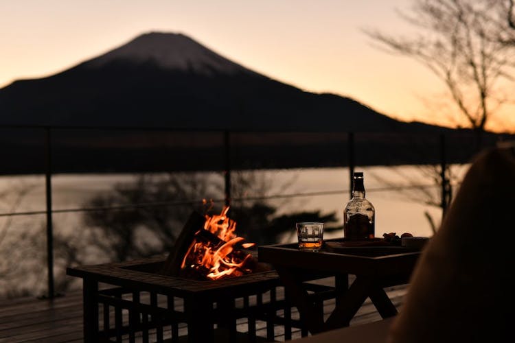【一棟貸し】富士山を眺める山中湖の別荘（最大4名様）のサムネイル画像