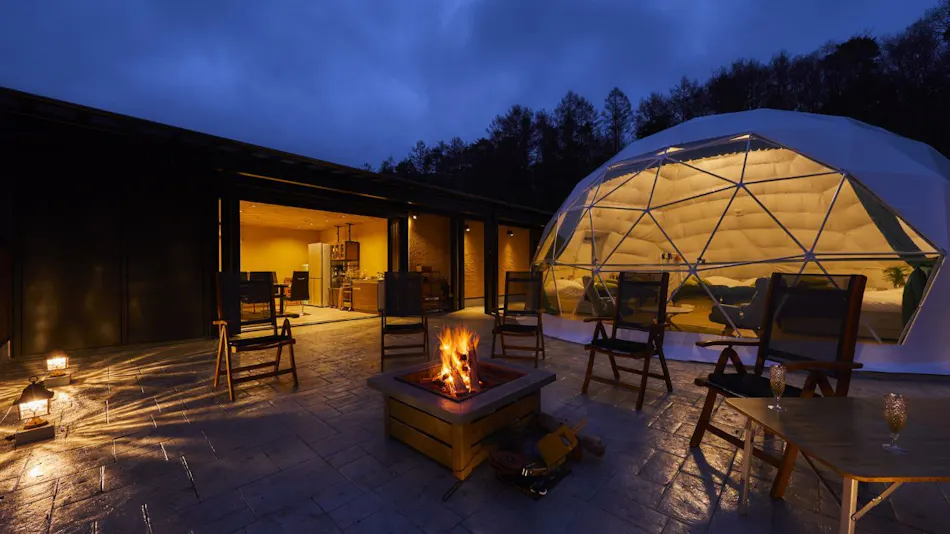 Panoramic Mt. Fuji Views from All Rooms – VISION GLAMPING Resort & Spa YAMANAKAKO