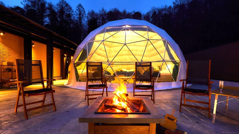 Panoramic Mt. Fuji Views from All Rooms – VISION GLAMPING Resort & Spa YAMANAKAKO